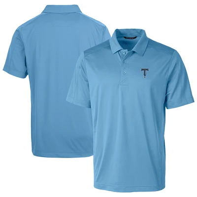 Men's Cutter & Buck Powder Blue Tulsa Drillers Prospect Textured Stretch Polo