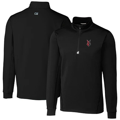 Men's Cutter & Buck Indianapolis Indians Traverse Stretch Quarter-Zip Pullover Top