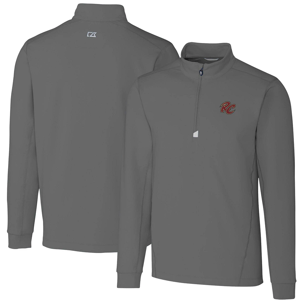 Men's Cutter & Buck Sacramento River Cats Traverse Stretch Quarter-Zip Pullover Top