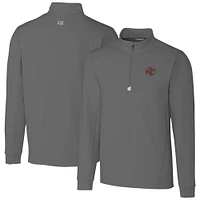 Men's Cutter & Buck Sacramento River Cats Traverse Stretch Quarter-Zip Pullover Top