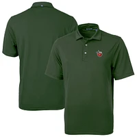Men's Cutter & Buck Hunter Green Fort Wayne TinCaps Virtue Eco Pique Recycled Polo