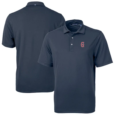 Men's Cutter & Buck Navy Greenville Drive Virtue Eco Pique Recycled Polo