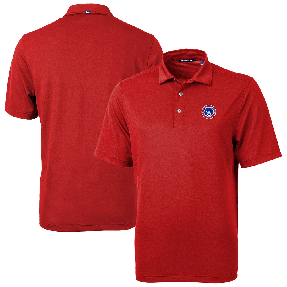 Men's Cutter & Buck Red South Bend Cubs Virtue Eco Pique Recycled Polo