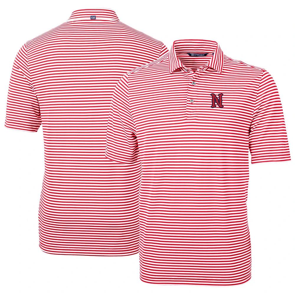 Men's Cutter & Buck Nashville Sounds DryTec Virtue Eco Pique Stripe Recycled Polo