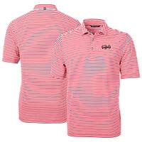 Men's Cutter & Buck Lansing Lugnuts DryTec Virtue Eco Pique Stripe Recycled Polo