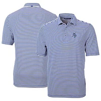 Men's Cutter & Buck Hartford Yard Goats DryTec Virtue Eco Pique Stripe Recycled Polo
