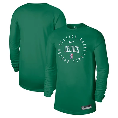 Men's Nike Kelly Green Boston Celtics 2024/25 Legend On-Court Practice Long Sleeve T-Shirt