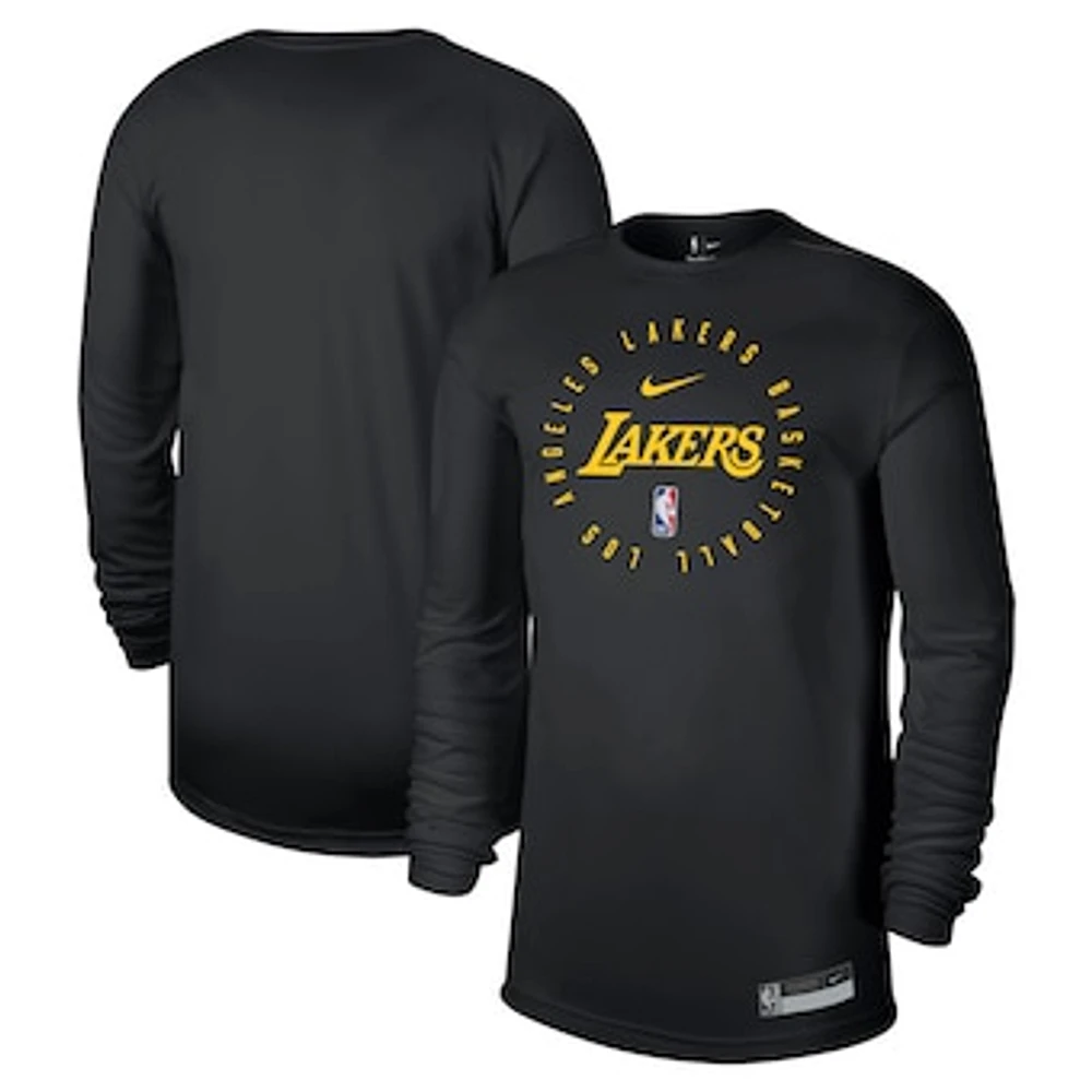 Men's Nike Los Angeles Lakers 2024/25 Legend On-Court Practice Long Sleeve T-Shirt