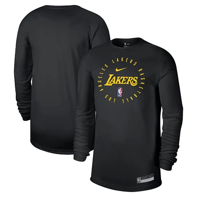 Men's Nike Los Angeles Lakers 2024/25 Legend On-Court Practice Long Sleeve T-Shirt