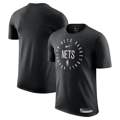 Men's Nike Black Brooklyn Nets 2024/25 Legend On-Court Practice Performance T-Shirt