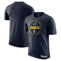 Men's Nike Navy Denver Nuggets 2024/25 Legend On-Court Practice Performance T-Shirt