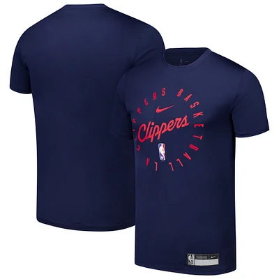 Men's Nike Navy LA Clippers 2024/25 Legend On-Court Practice Performance T-Shirt