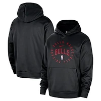 Men's Nike Chicago Bulls 2024/25 Spotlight On-Court Practice Performance Pullover Hoodie