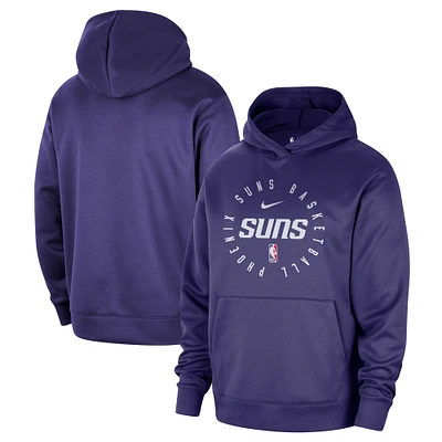 Men's Nike Purple Phoenix Suns 2024/25 Spotlight On-Court Practice Performance Pullover Hoodie