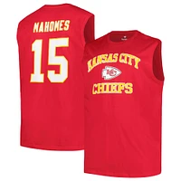 Men's Fanatics Patrick Mahomes Red Kansas City Chiefs Big & Tall Muscle Tank Top