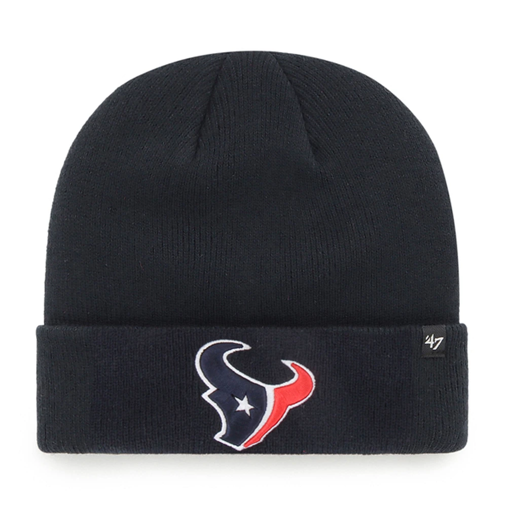 Men's '47 Navy Houston Texans Primary Cuffed Knit Hat