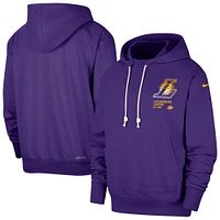 Men's Nike  Purple Los Angeles Lakers Courtside Standard Issue Premium Performance Pullover Hoodie