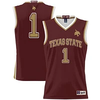 Unisex GameDay Greats #1 Maroon Texas State Bobcats Lightweight Basketball Jersey