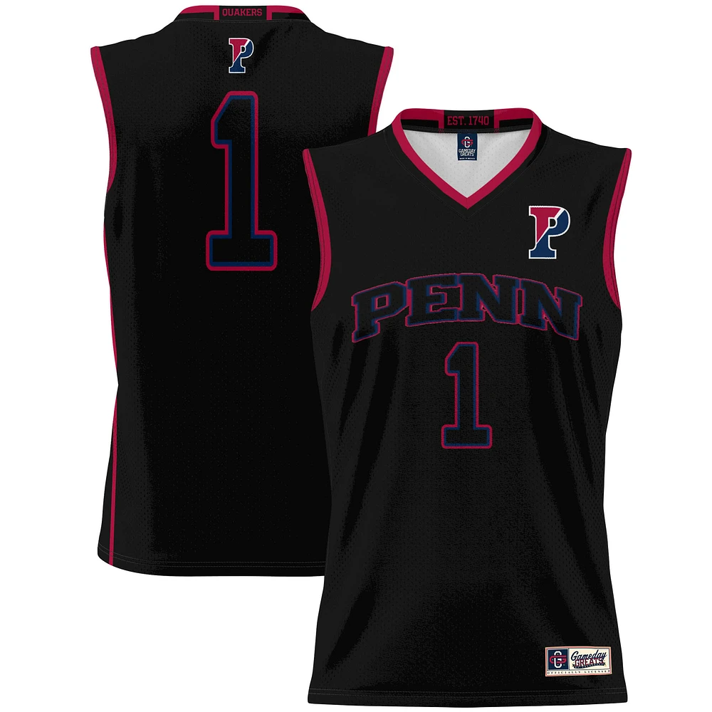 Unisex GameDay Greats #1 Pennsylvania Quakers Lightweight Basketball Jersey