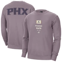 Men's Jordan Brand Purple Phoenix Suns Courtside Statement Edition Heavyweight Pullover Sweatshirt