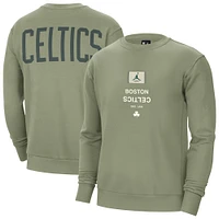 Men's Jordan Brand Green Boston Celtics Courtside Statement Edition Heavyweight Pullover Sweatshirt