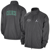 Men's Jordan Brand Gray Boston Celtics Courtside Statement Edition Jumpman Jam Full-Zip Jacket