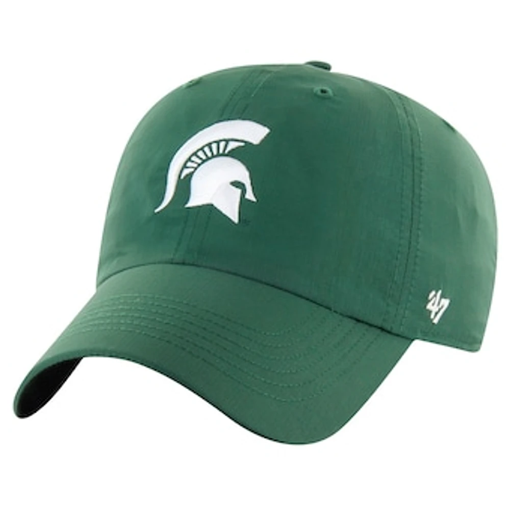 Men's '47 Green Michigan State Spartans Clean Up brrr° Adjustable Hat