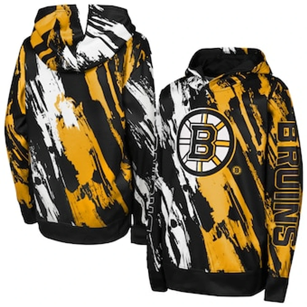 Preschool Black Boston Bruins Master Snipe Pullover Hoodie