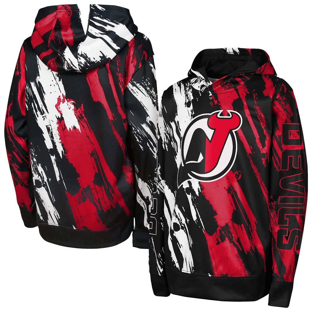 Preschool Red New Jersey Devils Master Snipe Pullover Hoodie