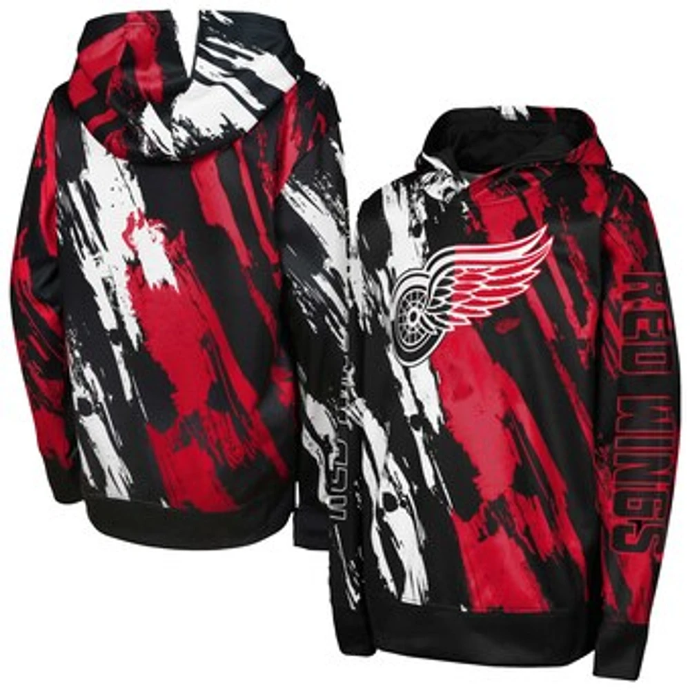 Preschool Red Detroit Wings Master Snipe Pullover Hoodie