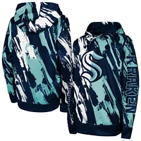 Preschool Deep Sea Blue Seattle Kraken Master Snipe Pullover Hoodie