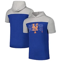 Men's New Era Royal York Mets Active Brushed Hoodie T-Shirt