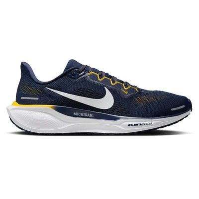 Unisex Nike Navy Michigan Wolverines Zoom Pegasus 41 Running Shoes