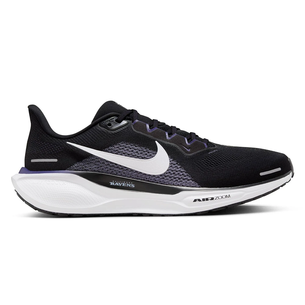 Unisex Nike Black Baltimore Ravens Zoom Pegasus 41 Running Shoes