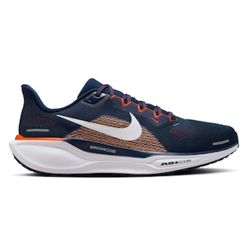 Unisex Nike Navy Denver Broncos Zoom Pegasus 41 Running Shoes