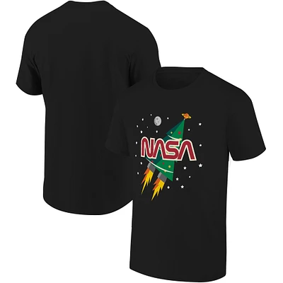 Men's Ripple Junction Black NASA Space Shuttle & Stars Holiday Graphic T-Shirt