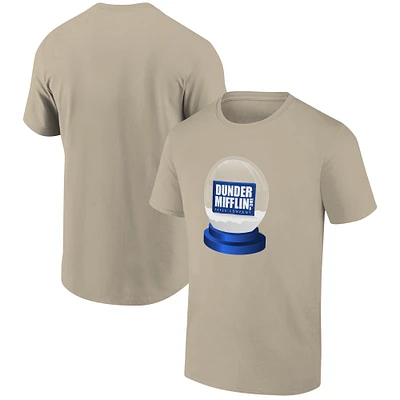 Men's Ripple Junction Tan The Office Dunder Mifflin Holiday Graphic T-Shirt