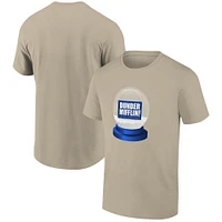 Men's Ripple Junction Tan The Office Dunder Mifflin Holiday Graphic T-Shirt