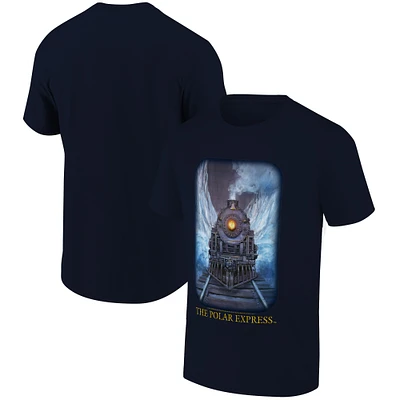 Men's Ripple Junction Navy The Polar Express Holiday Graphic T-Shirt