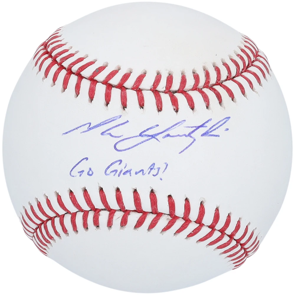 Mike Yastrzemski San Francisco Giants Autographed Baseball with "Go Giants!" Inscription
