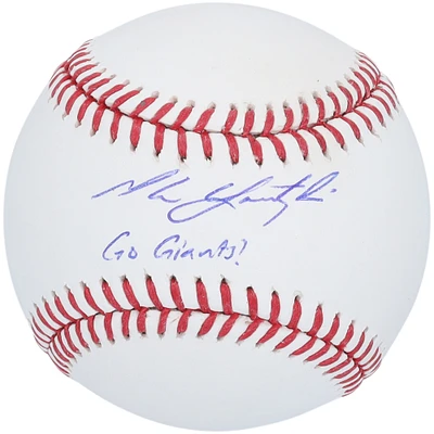 Mike Yastrzemski San Francisco Giants Autographed Baseball with "Go Giants!" Inscription