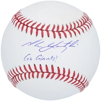 Mike Yastrzemski San Francisco Giants Autographed Baseball with "Go Giants!" Inscription