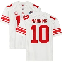 Eli Manning New York Giants Autographed Super Bowl XLII White Mitchell & Ness Authentic Jersey with "SB XLII MVP" Inscription