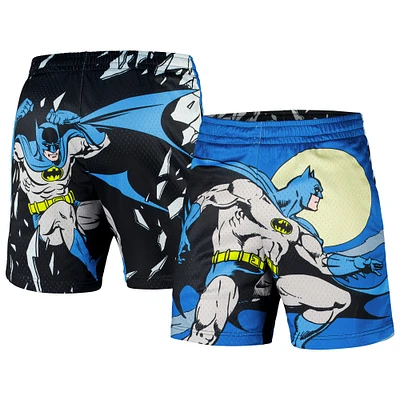 Men's Black Batman Big Print Mesh Shorts