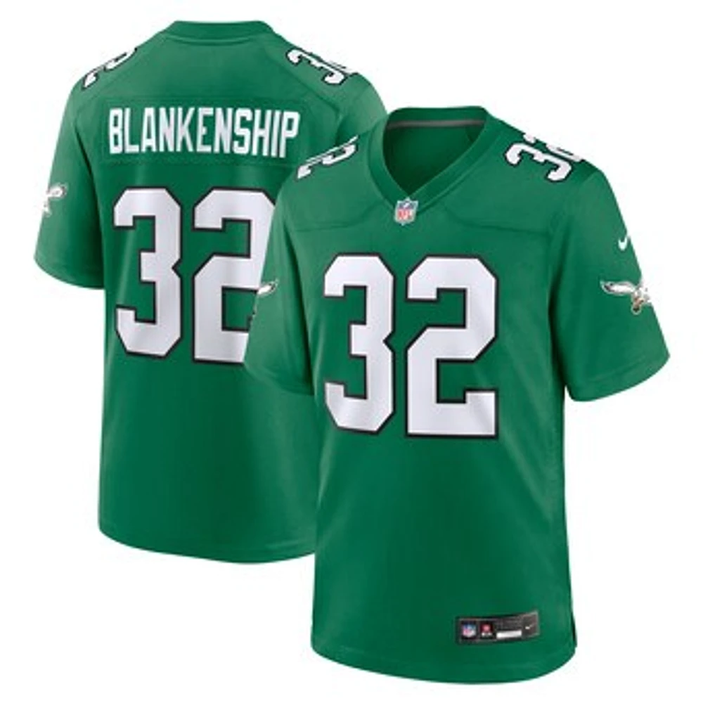 Men's Nike Reed Blankenship  Kelly Green Philadelphia Eagles Alternate Game Jersey