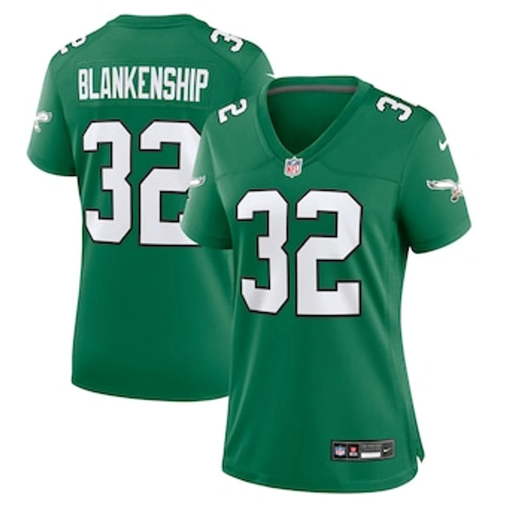 Women's Nike Reed Blankenship  Kelly Green Philadelphia Eagles Alternate Game Jersey