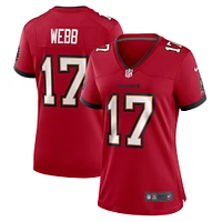 Women's Nike Raleigh Webb  Red Tampa Bay Buccaneers Game Jersey