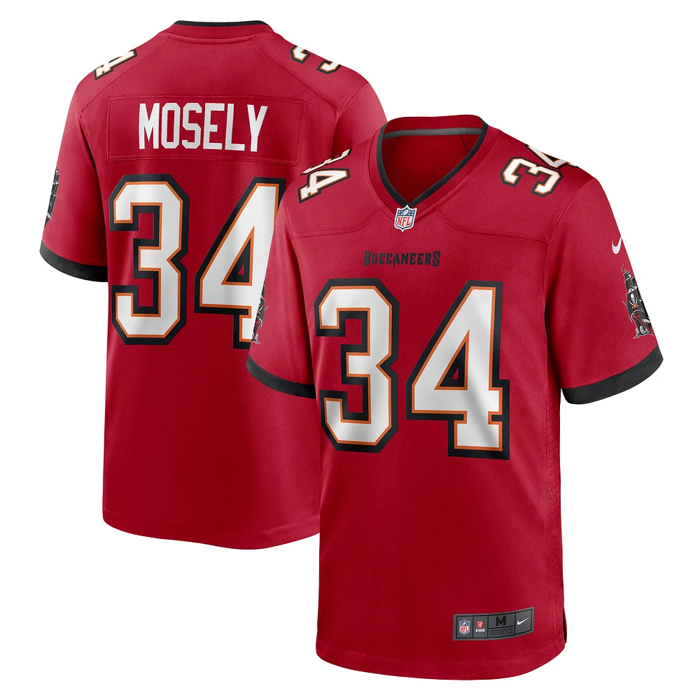 Men's Nike Quandre Mosely  Red Tampa Bay Buccaneers Game Jersey