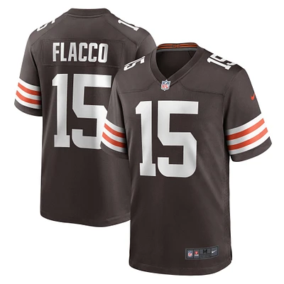 Men's Nike Joe Flacco Brown Cleveland Browns Game Player Jersey