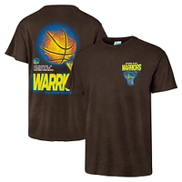 Men's '47 Brown Golden State Warriors Vintage Tubular Dagger Tradition Premium T-Shirt